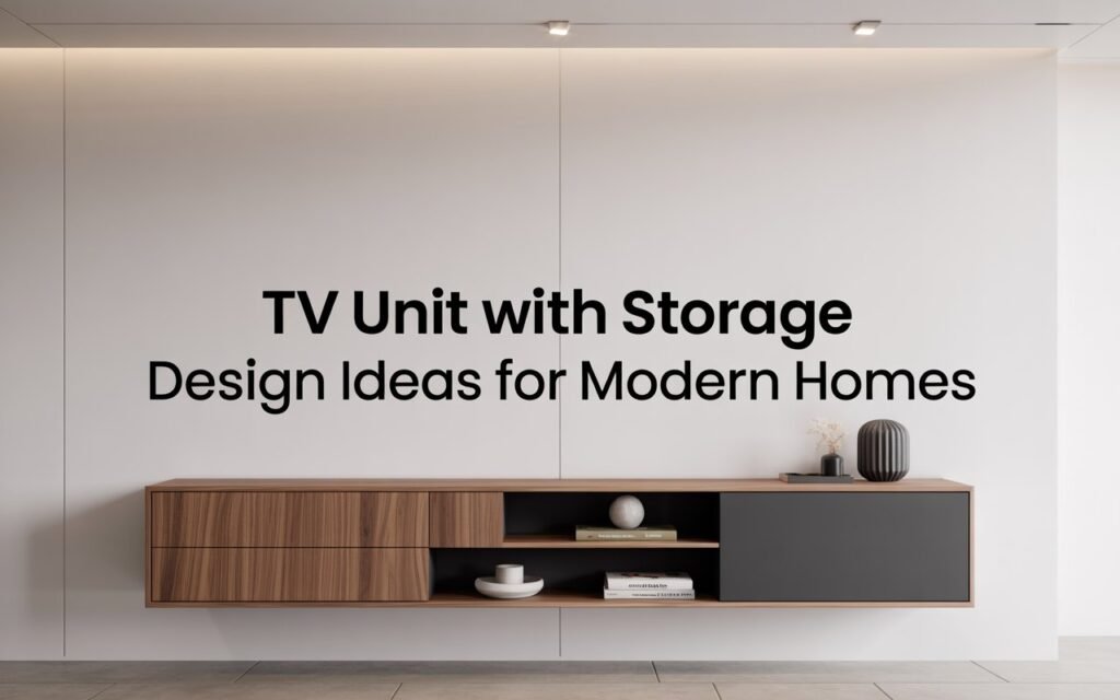 TV Unit with Storage Design Ideas for Modern Homes
