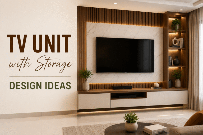 Smart TV Unit with Storage: Modern Design Ideas for Stylish Homes